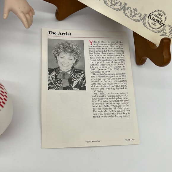 Michael by Yolanda Bello 1990 Yolanda's Playtime Babies Edwin
M Knowles - Picture 6 of 16